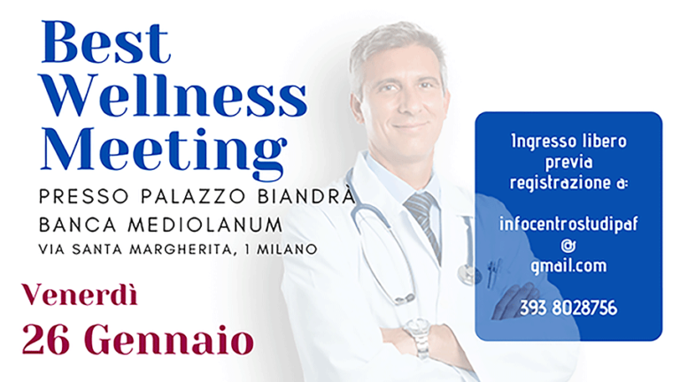 Best Wellness Meeting evento 26 gennaio