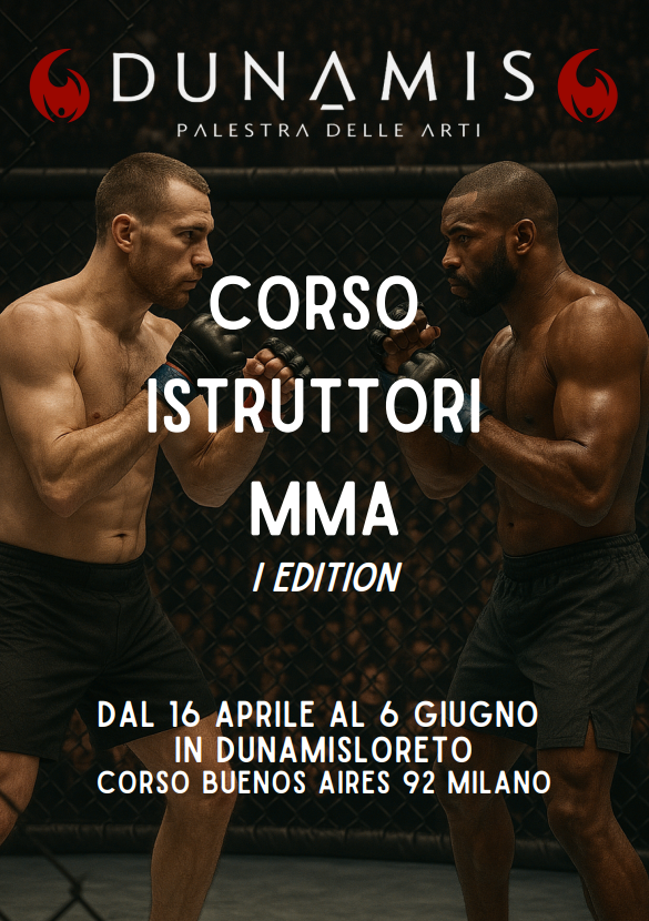 Locandina Corso Istruttori MMA - 1&deg; Edizione - Dunamis Loreto