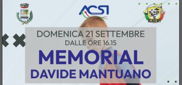 Copertina - Torneo Giovanile Memorial Davide Mantuano 2025