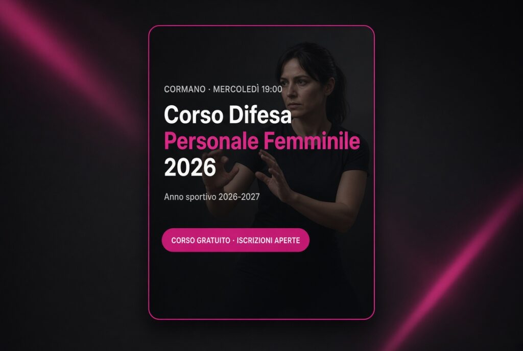 copertina-post - Corso Difesa Personale Femminile Cormano 2026