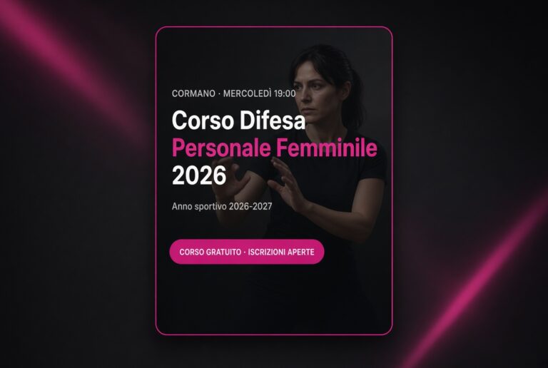 copertina-post - Corso Difesa Personale Femminile Cormano 2026