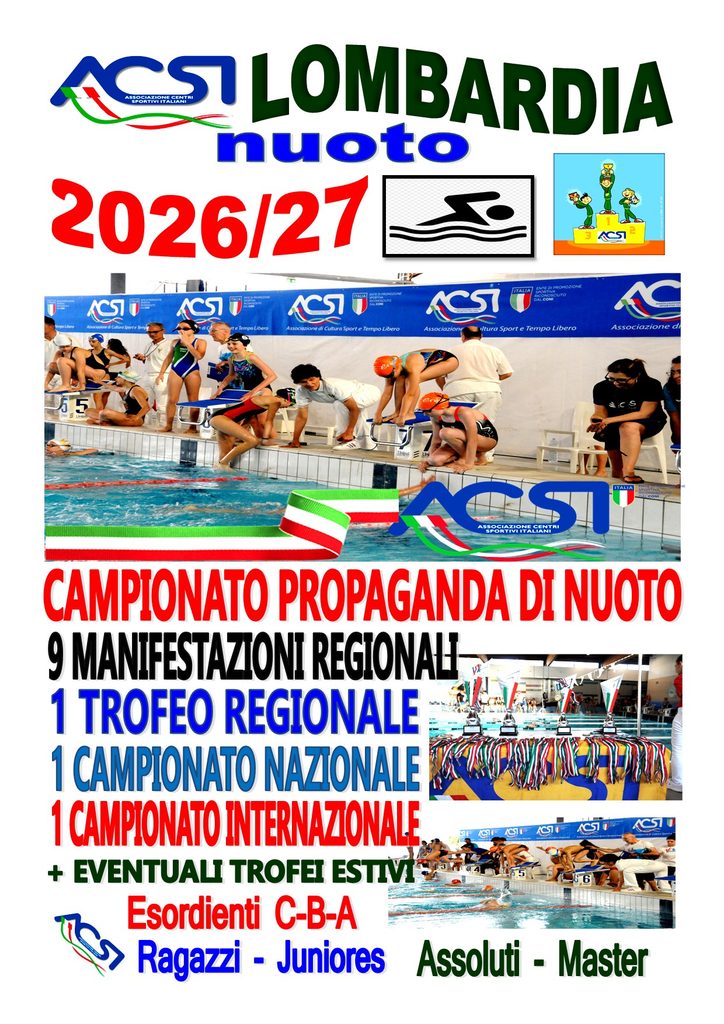Locandina - Campionato Propaganda di Nuoto 2026