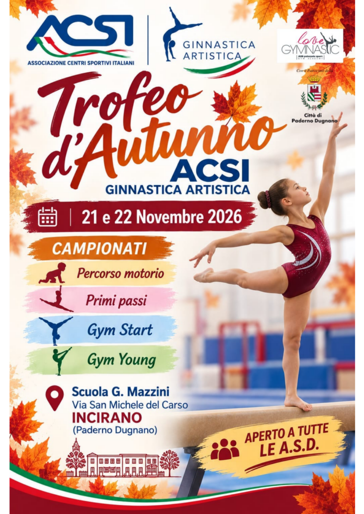 Locandina - Trofeo d'Autunno 2026